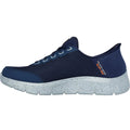 Navy - Back - Skechers Mens Go Walk Flex Trainers