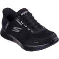 Black - Front - Skechers Mens Go Walk Flex Trainers