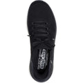 Black - Side - Skechers Womens-Ladies D´Lux Walker 2.0 Thrill Movement Trainers