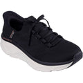 Black - Front - Skechers Womens-Ladies D´Lux Walker 2.0 Thrill Movement Trainers