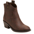 Chocolate - Front - Rocket Dog Womens-Ladies Yolanda Ankle Boots