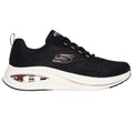 Black-Rose Gold - Lifestyle - Skechers Womens-Ladies Meta Neutral Skech-Air Trainers