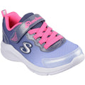 Navy-Hot Pink - Front - Skechers Girls Sole Swifters Cutie Walk Trainers