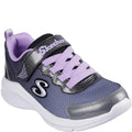 Black-Lavender - Front - Skechers Girls Sole Swifters Cutie Walk Trainers