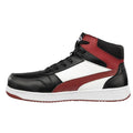 Black-Red - Lifestyle - Puma Safety Mens Frontcourt Leather Shoes