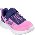 Navy-Hot Pink - Front - Skechers Childrens-Kids Go Run 400 V2 Trainers