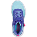 Purple-Turquoise - Back - Skechers Childrens-Kids Go Run 400 V2 Trainers