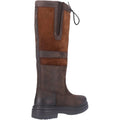 Brown - Back - Cotswold Womens-Ladies Broadway Suede Calf Boots