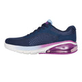 Navy-Purple - Back - Skechers Womens-Ladies Go Walk Air 3.0 Trainers