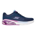 Navy-Purple - Side - Skechers Womens-Ladies Go Walk Air 3.0 Trainers