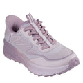 Pink-Grey - Front - Skechers Womens-Ladies Switch Back Mist Hiking Shoes