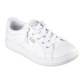 White - Front - Skechers Womens-Ladies Bobs D´Vine Instant Delight Trainers