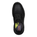 Black - Lifestyle - Skechers Mens Garza - Gervin Leather Wide Shoes