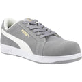 Grey - Front - Puma Safety Mens Iconic Suede Low Safety Trainers