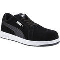 Black - Front - Puma Safety Mens Iconic Suede Low Safety Trainers