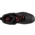 Black-Red - Side - Puma Safety Mens Iron Leather Heavy Duty Safety Boots