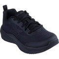 Black - Front - Skechers Childrens-Kids Microspec Advance Trainers