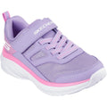 Lavender-Pink - Front - Skechers Girls Boundless Trainers