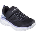 Black-Lavender - Front - Skechers Girls Boundless Trainers