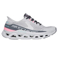 Grey-Pink - Side - Skechers Womens-Ladies Glide Step Altus Trainers