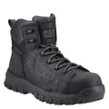 Black - Front - Caterpillar Mens Threshold Rebound Grain Leather Composite Toecap Safety Boots