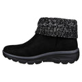 Black - Back - Skechers Womens-Ladies Easy Going Cozy Weather Ankle Boots