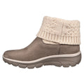 Taupe - Back - Skechers Womens-Ladies Easy Going Cozy Weather Ankle Boots