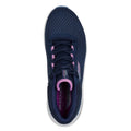 Navy-Purple - Side - Skechers Womens-Ladies 2.0 Rainy Days Arch Fit Trainers