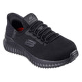 Black - Front - Skechers Womens-Ladies Tilido Ombray Safety Trainers