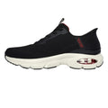 Black-Red - Back - Skechers Mens Ventura Vanderway Skech-Air Trainers