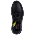 Black - Side - Skechers Mens Garza Carlyn Leather Shoes