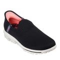 Black - Front - Skechers Womens-Ladies Go Walk Travel Tahiti Trainers