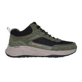 Olive-Black - Side - Skechers Mens Bounder Rse Leather Hiking Boots