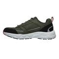 Olive-Black - Back - Skechers Mens Oak Canyon Verketta Leather Trainers