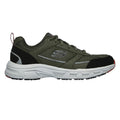 Olive-Black - Side - Skechers Mens Oak Canyon Verketta Leather Trainers