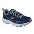 Navy-Grey - Front - Skechers Mens Oak Canyon Verketta Leather Trainers