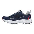 Navy-Grey - Back - Skechers Mens Oak Canyon Verketta Leather Trainers