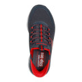 Charcoal-Red - Lifestyle - Skechers Boys Summit High Range Trainers