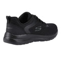 Black - Back - Skechers Womens-Ladies Bountiful Quick Path Plain Trainers