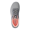 Grey-Coral - Pack Shot - Skechers Womens-Ladies Bountiful Quick Path Plain Trainers