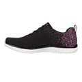 Black-Pink - Back - Skechers Womens-Ladies Virtue Trainers