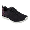 Black-Pink - Front - Skechers Womens-Ladies Virtue Trainers