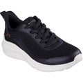 Black - Front - Skechers Womens-Ladies Bobs Squad Waves Still Wading Trainers