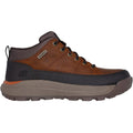 Dark Brown - Lifestyle - Skechers Mens Cambert Bruin Leather Safety Boots