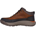 Dark Brown - Pack Shot - Skechers Mens Cambert Bruin Leather Safety Boots