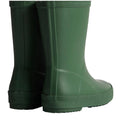 Hunter Green - Back - Hunter Childrens-Kids First Classic Matte Wellington Boots