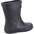 Black - Back - Hunter Childrens-Kids First Classic Matte Wellington Boots