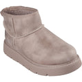 Taupe - Front - Skechers Womens-Ladies Keepsakes Lite Snow Bird Leather Ankle Boots