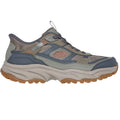 Olive-Grey - Side - Skechers Mens Viking AT Suede Hiking Shoes