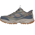 Olive-Grey - Lifestyle - Skechers Mens Viking AT Suede Hiking Shoes